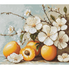 B7062 Borduurpakket Luca-S - Apricot Blossom - Perzik Bloesem