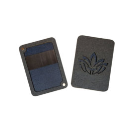 Houten Naaldendoosje Lotus Blauw