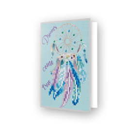 DIAMOND DOTZ GREETING CARD DREAMS COME TRUE - NEEDLEART WORLD