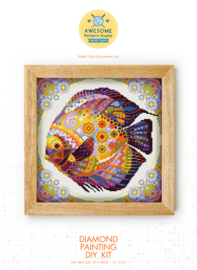 Diamond painting MANDALA Waterdier VIS