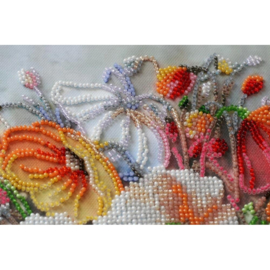 805 KRALEN BORDUURPAKKET DELICATE FLOWERS - ABRIS ART