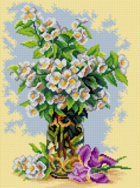 3507 - after Paul de Longpre "Summer Flowers" - ORCHIDEA 30 x 40 (STRAMIEN)