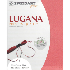 Lugana 25ct 4018 (48 x 68 cm) - Zweigart - Coral
