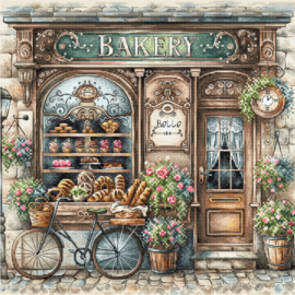 100 - Borduurpakket Ava Stitch - The Old Bakery - De oude Bakkerij