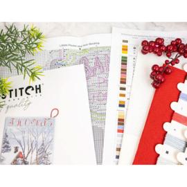 Borduurpakket LETI 9999 Please Stop Here Stocking - Leti Stitch
