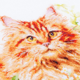 070-022 Borduurpakket The Ginger Cat - Magic Needle
