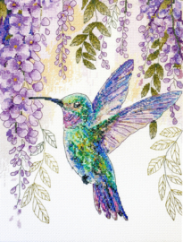 AH-310 Borduurpakket ABRIS ART -  The Flight of the Hummingbird
