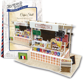Cubicfun 3d Puzzel Crepe Stall France 16,5 Cm Foam 37 Stukjes