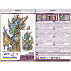 AH-348 Borduurpakket ABRIS ART - Fireheart - Vuurhart