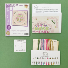 Vrij borduren pakket Cassandra Riley - Make, Mend And Treasure - Bothy Threads