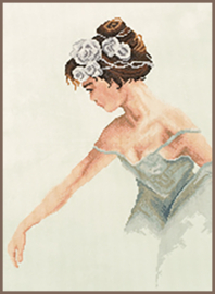 Borduurpakket - Romance - Ballerina - Lanarte (weefstof)