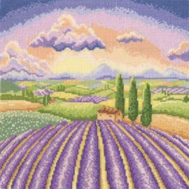 Borduurpakket Lucy Pittaway - Lavender Fields - Bothy Threads
