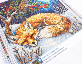 LT05 Sleeping Fox - Diamond Painting - Letistitch