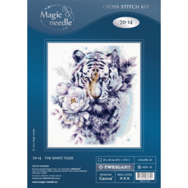070-014 Borduurpakket The White Tiger - Magic Needle