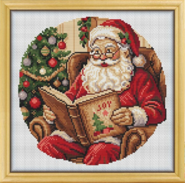 Borduurpakket Awesome Pattern Studio - Santa's Nice List - De lijst van de Kerstman