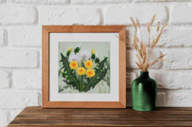 AM254 KRALEN BORDUURPAKKET Favorite Dandelion - Favoriete Paardebloem