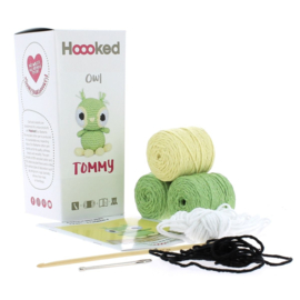 Owl TOMMY - eco barbante - Amigurumi (complete set inclusief haaknaald)