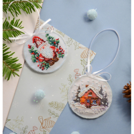 ABT030 KRALEN BORDUURPAKKET Decoratie Hanger - Winter Wizard