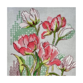 2354 Borduurpakket Graceful Tulips - RIOLIS