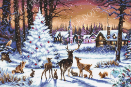 LT15 Christmas Wood - Diamond Painting - Letistitch