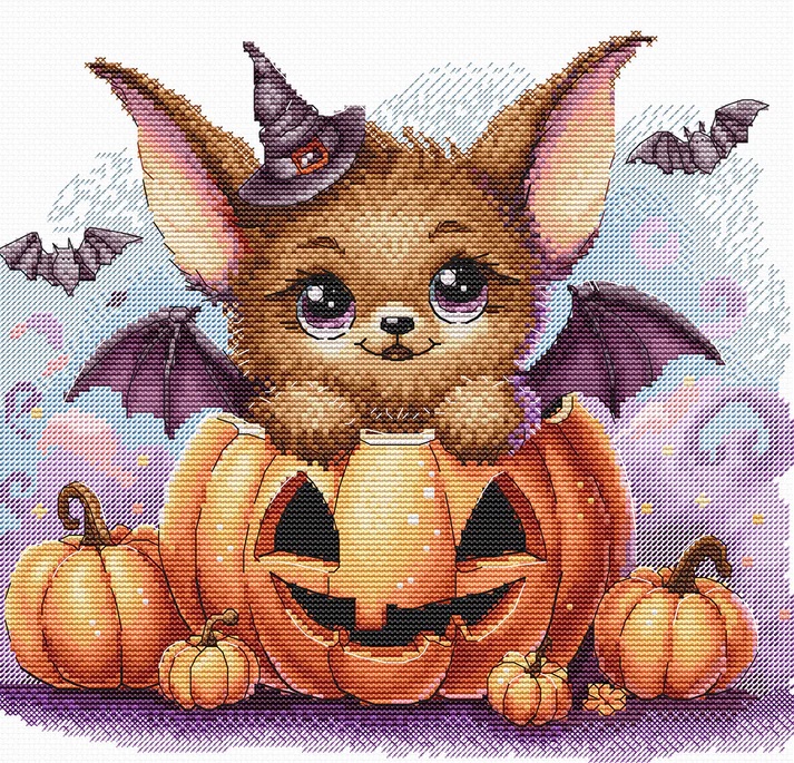 061 - Borduurpakket AVA Stitch - Halloween