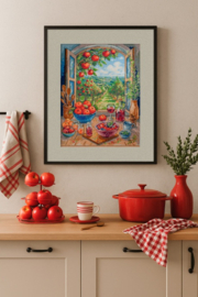 AH-305 Borduurpakket ABRIS ART -  In the Apple Paradise