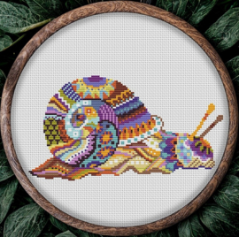 Borduurpakket Mandala Slak - 296 - Awesome Pattern Studio