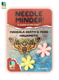 APS - Needleminder Mandala  - Death's Head Hawkmoth - Doodskop Mot