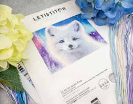 Borduurpakket LETI LI65-00 - Arctic Foxy - Antartisch Vosje
