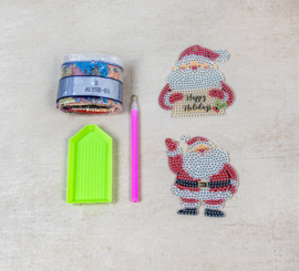481-388 Santa Cheer - DIY Hanging Acrylic Charm Chains Kit (Kit of 6)