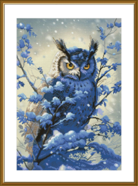 CP3376 Borduurpakket Nova Sloboda - Winter queen - Winter Koningin - bedrukte achtergrond