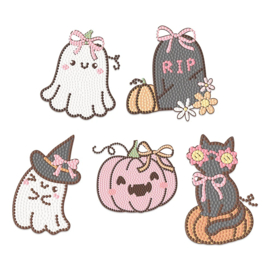 480-800 Boo Crew Ornaments / Diamond Painting Kit (5)