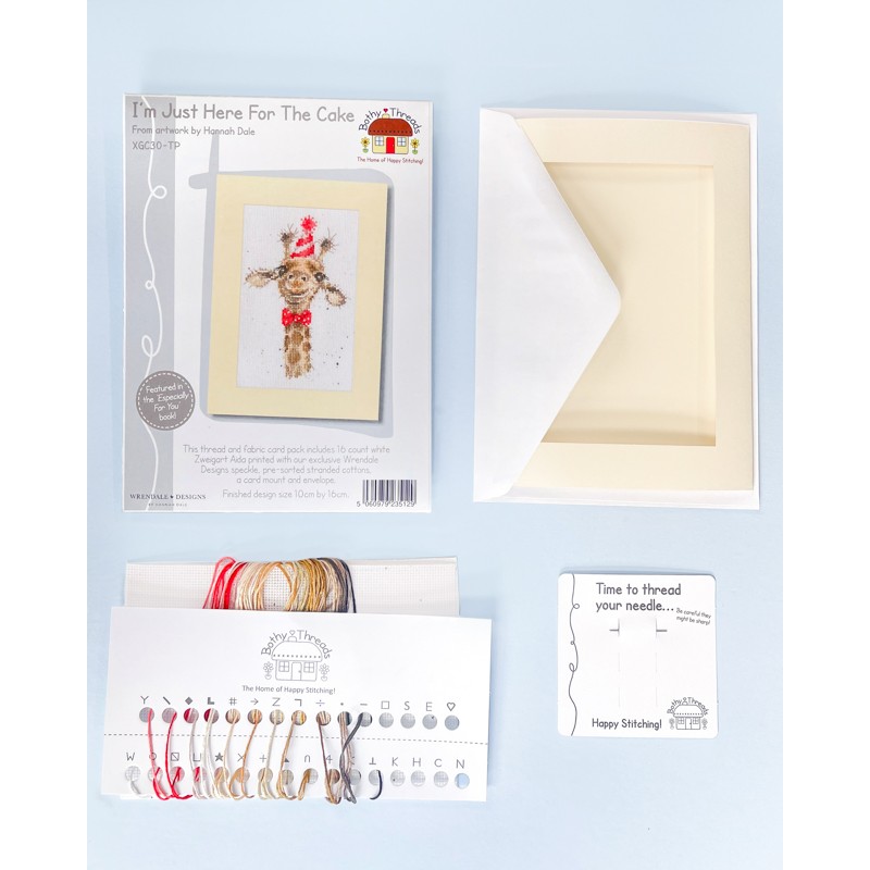 Borduurpakket Hannah Dale - I'm Just Here For The Cake - Bothy Threads