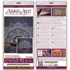 866 KRALEN BORDUURPAKKET ROMANTIC EVENING - Romantische Avond