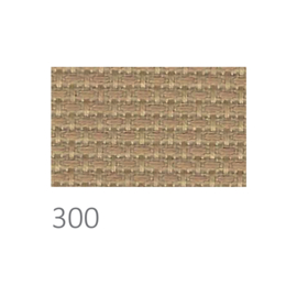 PREMIUM PRECUT STERN AIDA - 48X53CM - (300) DONKER ECRU 14 count