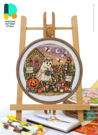 Borduurpakket Awesome Pattern Studio - Haunted Garden - Spooktuin