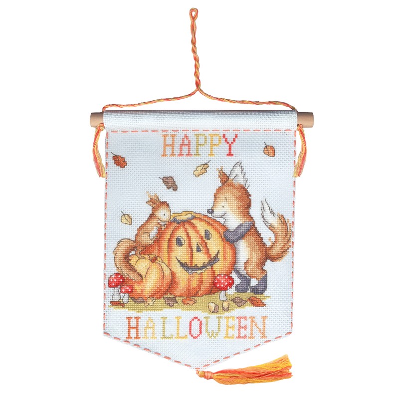 Borduurpakket Kate Garrett - Happy Halloween - Bothy Threads