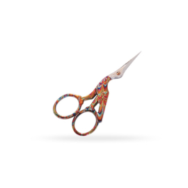 Ooievaars borduurschaartje kleurrijk 9 cm (Premax) Italië