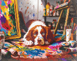 480-916 Mess-terpiece - Diamond Painting op houten frame - Letistitch (Limited Edition)