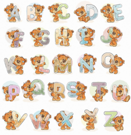 B1201 BEARS ALPHABET - BEREN ALFABET