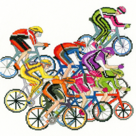 BORDUURPAKKET JULIA RIGBY - CYCLING FUN - BOTHY THREADS