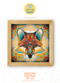 Diamond painting MANDALA Dieren VOS