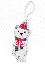 Borduurpakket CHRISTMAS TOYS ICEBEAR - LUCA-S