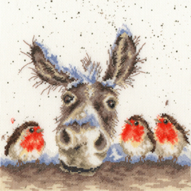 BORDUURPAKKET HANNAH DALE -  CHRISTMAS DONKEY - BOTHY THREADS (XHD39)