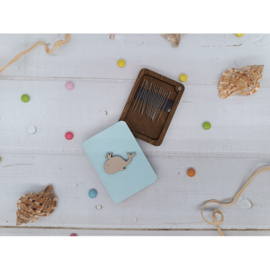 Houten Naaldendoosje Walvis