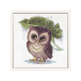 A1023 - Borduurpakket Raindrop Owl - Aine
