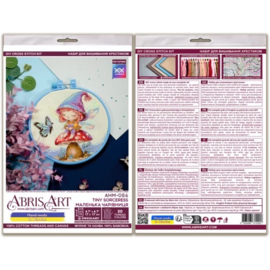 AHM-086 Borduurpakket ABRIS ART - Tiny Sorceress - Kleine Tovenares