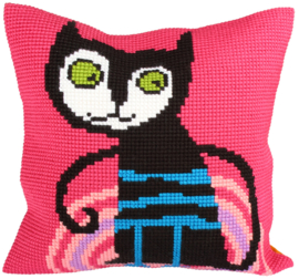5231 Borduurpakket ESCAPED CAT  - Collection d'Art