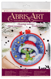 AHM-014 Borduurpakket ABRIS ART - Tender Love - Zachte Liefde