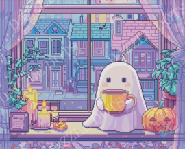 LDR 7008 Pumpkin Latte Nights - Diamond Painting - Letistitch (71,1 x 57 cm)